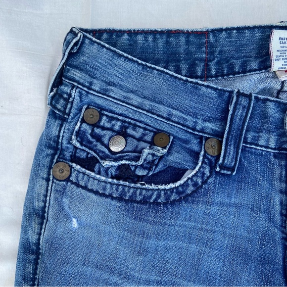 True Religion Straight Leg Size 31 Jeans RN 112790 CA30427. - Picture 3 of 12